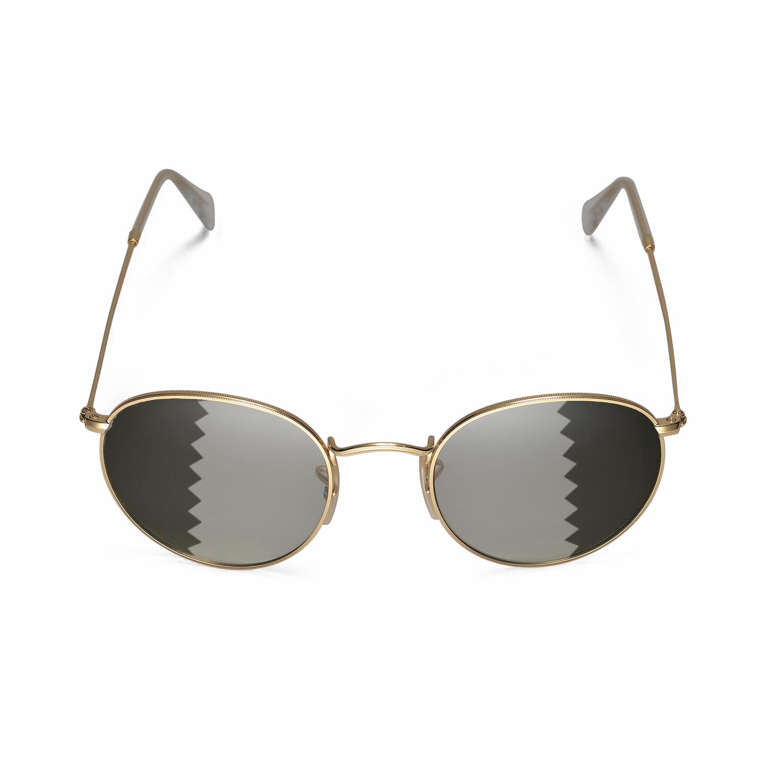 Walleva Polarized Transition Lenses For RayBan Round Metal RB3447 50mm